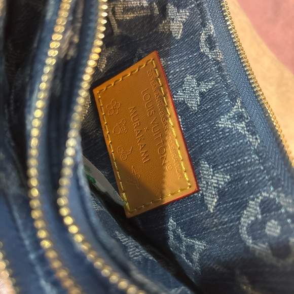 Louis Vuitton Blue Denim Cherry Shoulder Bag - Picture 3 of 5
